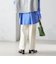 〈手洗い可能〉両面起毛 ドロスト パンツ