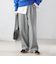 〈手洗い可能〉両面起毛 ドロスト パンツ
