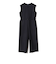 SHIPS Primary Navy Label:梳毛 ストライプ サロペット