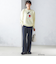 〈手洗い可能〉両面起毛 ドロスト パンツ（ネイビー）