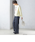 〈手洗い可能〉両面起毛 ドロスト パンツ（ネイビー）