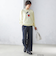 〈手洗い可能〉両面起毛 ドロスト パンツ（ネイビー）