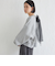 Wai＋:〈手洗い可能〉裏毛 オーガンジー スウェット