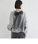 Wai＋:〈手洗い可能〉裏毛 オーガンジー スウェット