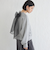 Wai＋:〈手洗い可能〉裏毛 オーガンジー スウェット