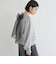 Wai＋:〈手洗い可能〉裏毛 オーガンジー スウェット