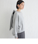 Wai＋:〈手洗い可能〉裏毛 オーガンジー スウェット