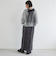 Wai＋:〈手洗い可能〉裏毛 オーガンジー スウェット
