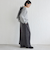 Wai＋:〈手洗い可能〉裏毛 オーガンジー スウェット