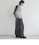 Wai＋:〈手洗い可能〉裏毛 オーガンジー スウェット