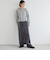 Wai＋:〈手洗い可能〉裏毛 オーガンジー スウェット