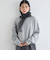 Wai＋:〈手洗い可能〉裏毛 オーガンジー スウェット