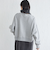 Wai＋:〈手洗い可能〉裏毛 オーガンジー スウェット