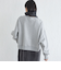 Wai＋:〈手洗い可能〉裏毛 オーガンジー スウェット