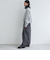 Wai＋:〈手洗い可能〉裏毛 オーガンジー スウェット