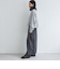 Wai＋:〈手洗い可能〉裏毛 オーガンジー スウェット