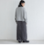 Wai＋:〈手洗い可能〉裏毛 オーガンジー スウェット