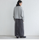Wai＋:〈手洗い可能〉裏毛 オーガンジー スウェット