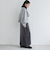 Wai＋:〈手洗い可能〉裏毛 オーガンジー スウェット