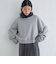 Wai＋:〈手洗い可能〉裏毛 オーガンジー スウェット