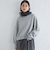 Wai＋:〈手洗い可能〉裏毛 オーガンジー スウェット