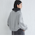 Wai＋:〈手洗い可能〉裏毛 オーガンジー スウェット
