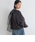 Wai＋:〈手洗い可能〉裏毛 オーガンジー スウェット