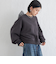 Wai＋:〈手洗い可能〉裏毛 オーガンジー スウェット