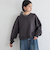 Wai＋:〈手洗い可能〉裏毛 オーガンジー スウェット