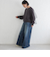 Wai＋:〈手洗い可能〉裏毛 オーガンジー スウェット