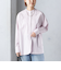 〈洗濯機可能〉ピンタック バンド カラー シャツ