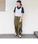 〈手洗い可能〉裾 ドロスト カーゴ パンツ 3