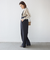 TW ギャバ サスペンダー パンツ◇