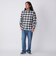 【WEB限定】SHIPS: MADE IN JAPAN ワンポイント チェックボタンダウンネルシャツ
