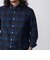 【WEB限定】SHIPS: MADE IN JAPAN ワンポイント チェックボタンダウンネルシャツ
