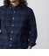 【WEB限定】SHIPS: MADE IN JAPAN ワンポイント チェックボタンダウンネルシャツ