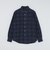 【WEB限定】SHIPS: MADE IN JAPAN ワンポイント チェックボタンダウンネルシャツ