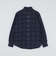 【WEB限定】SHIPS: MADE IN JAPAN ワンポイント チェックボタンダウンネルシャツ