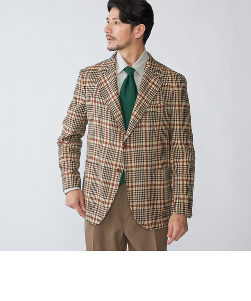 SHIPS別注】Errico Formicola: ウール チェック ジャケット