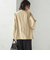 〈吸水速乾 / 防シワ加工 / 洗濯機可能〉スーティング ジャージー カラーレス ジャケット