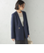 〈吸水速乾 / 防シワ加工 / 洗濯機可能〉スーティング ジャージー カラーレス ジャケット