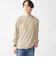 【WEB限定】SHIPS: ポンチ モックネック ロングスリーブ Tシャツ