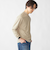 【WEB限定】SHIPS: ポンチ モックネック ロングスリーブ Tシャツ