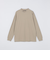 【WEB限定】SHIPS: ポンチ モックネック ロングスリーブ Tシャツ