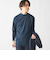 【WEB限定】SHIPS: ポンチ モックネック ロングスリーブ Tシャツ