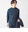 【WEB限定】SHIPS: ポンチ モックネック ロングスリーブ Tシャツ