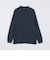 【WEB限定】SHIPS: ポンチ モックネック ロングスリーブ Tシャツ