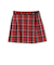 チェック プリーツ 巻き スカート