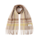 チェック カシミヤ リバーシブル マフラー