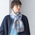 チェック カシミヤ リバーシブル マフラー